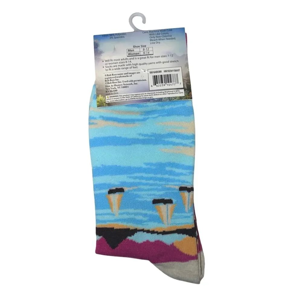 Bob RossTheme Unisex Novelty Crew Socks